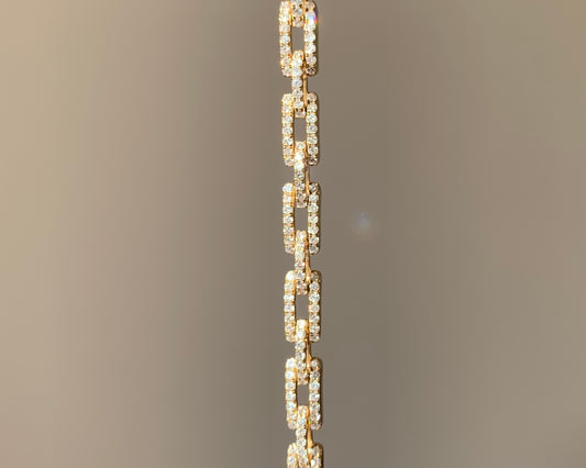 3ct Diamond Link Bracelet